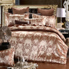 Golden Coffee Luxury King Size Bedding Set