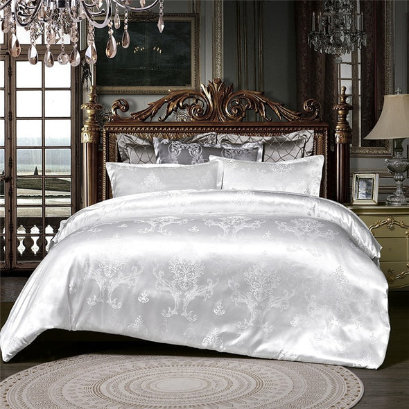 White Night King Size Bedding Set