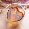 Heart-Shaped Double Wall Glass Coffee/Tea Mug