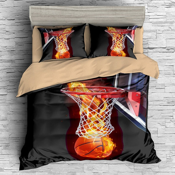 Basketball King Size Bedding Set